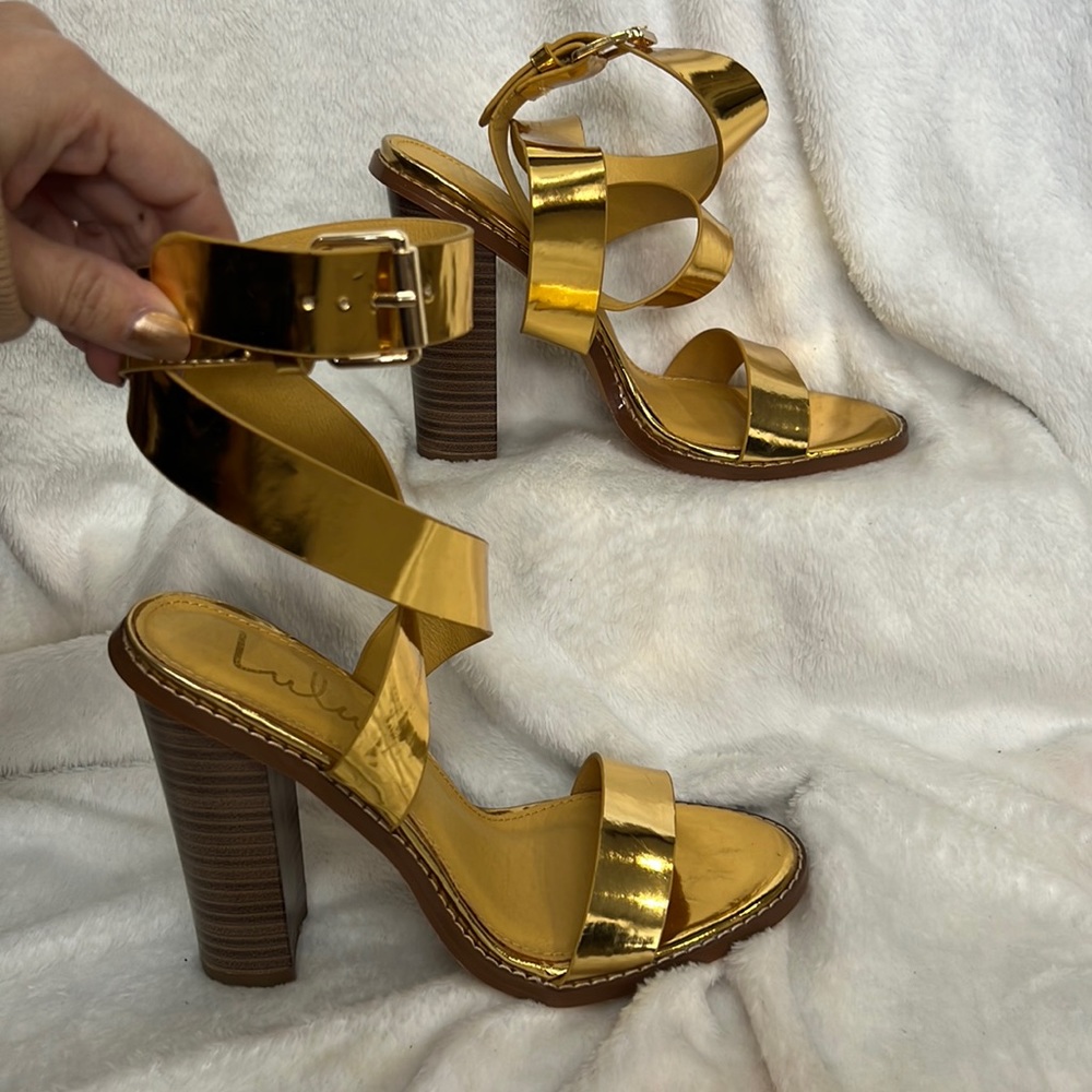 Lulus Gold Heels